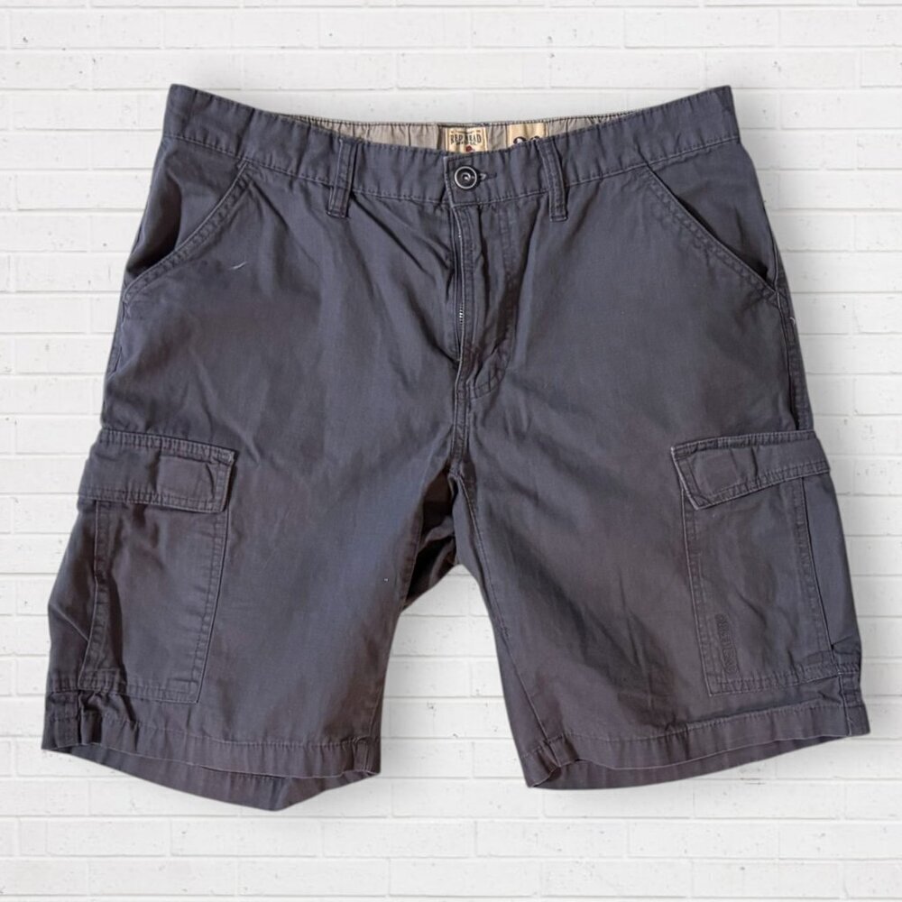 Red Head Workwear Gray Cargo Pocket Shorts Outdoor Fishing Casual Mens 36